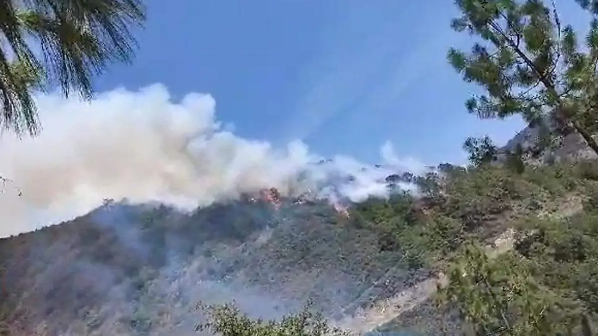 incendio en cerro yehuala